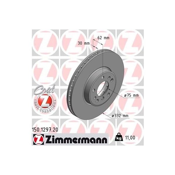 Brake Disc - Standard/Coated,150129720